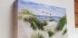 Preview: Beach dune North Sea Denmark - watercolor art prints on canvas - stretcher frame 30 x 20 cm