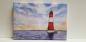 Preview: Wilhelmshaven Kaiser-Wilhelm-Brücke bridge - watercolor art prints on canvas - stretcher frame 30 x 20 cm