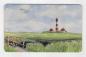 Preview: Brettchen Frühstücksbrettchen - Leuchtturm Westerhever