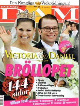 Poster Prinzessin Princess Victoria Hochzeit Schweden 