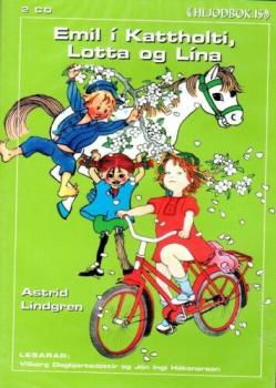 2 CD Hörbuch Astrid Lindgren ISLÄNDISCH Pippi Langstrumpf Lina Emil Michel Lotta