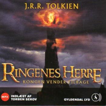 J.R.R Tolkien - Ringenes Herre - Kongen Vender Tilbage -  2 CDs MP3 CD Hörbuch - Der Herr der Ringe auf dänisch