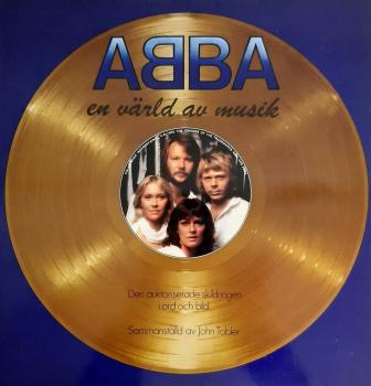Buch Book ABBA schwedisch Swedish -  ABBA en värld av Musik 1980 gebraucht/ used LP Format