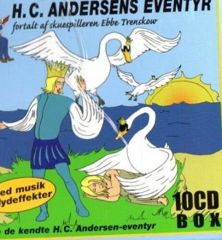 10 CD Box Hörbuch DÄNISCH - H.C. Andersen Eventyr