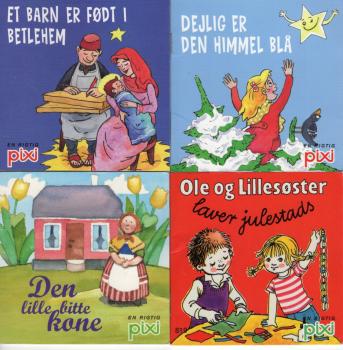 4 PIXI DÄNISCH DANISH DANSK - 4 verschiedene