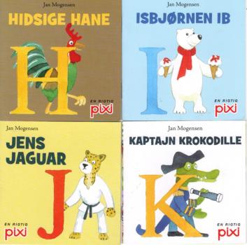 4 PIXI Bücher DANISH Dansk ABC Alphabet