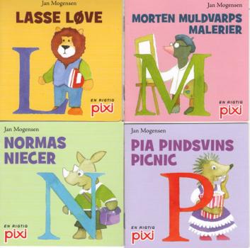 4 PIXI Bücher DÄNISCH Danish Dansk ABC Alfabet Alphabet