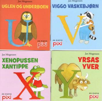 4 PIXI Bücher DÄNISCH Danish Dansk ABC Alfabet Alphabet
