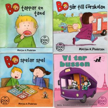 4 PIXI Buch Bücher SCHWEDISCH SWEDISH SVENSK