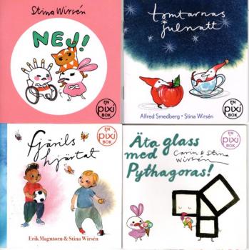 4 PIXI Buch Bücher SCHWEDISCH SWEDISH SVENSK