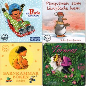4 PIXI Buch Bücher SCHWEDISCH SWEDISH SVENSK
