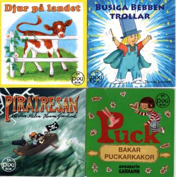 4 PIXI Buch Bücher SCHWEDISCH SWEDISH SVENSK