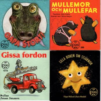 4 PIXI Buch Bücher SCHWEDISCH SWEDISH SVENSK