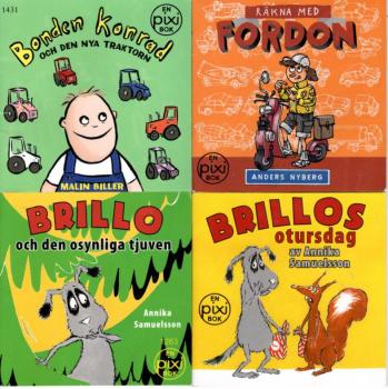 4 PIXI Buch Bücher SCHWEDISCH SWEDISH SVENSK
