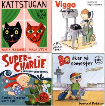 4 PIXI Buch Bücher SCHWEDISCH SWEDISH SVENSK