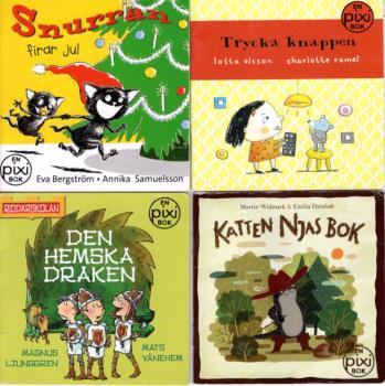4 PIXI Buch Bücher SCHWEDISCH SWEDISH SVENSK