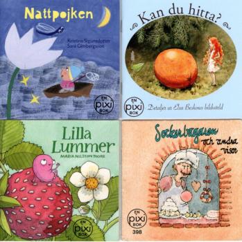 4 PIXI Buch Bücher SCHWEDISCH SWEDISH SVENSK