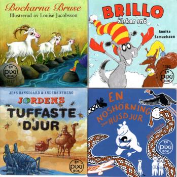 4 PIXI Buch Bücher SCHWEDISCH SWEDISH SVENSK