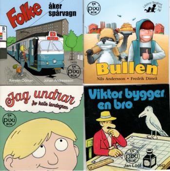 4 PIXI Buch Bücher SCHWEDISCH SWEDISH SVENSK