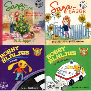 4 PIXI Buch Bücher SCHWEDISCH SWEDISH SVENSK