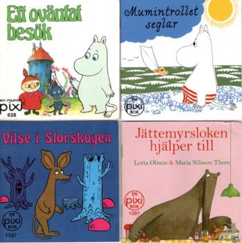 4 PIXI Buch Bücher SCHWEDISCH SWEDISH SVENSK