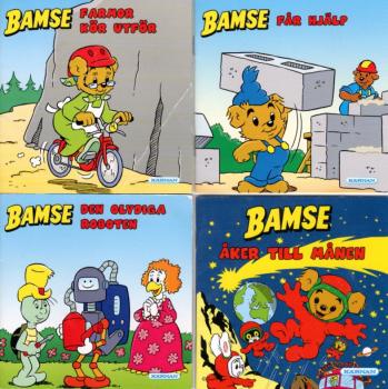4 BAMSE Buch Bücher SCHWEDISCH SWEDISH SVENSK