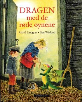 Astrid Lindgren Buch norwegisch  - Draken med de rode oynene - Der Drachen mit den roten Augen