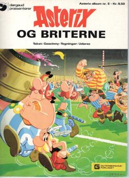 Asterix Danish Nr. 5 - ASTERIX og Briterne - 1971 - used