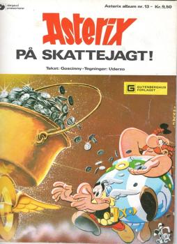 Asterix Danish Nr. 13  - ASTERIX på Skattejagt! - 1974 - used