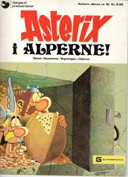 Asterix dänisch Nr. 16  - ASTERIX i Alperne! - 1975 - gebraucht