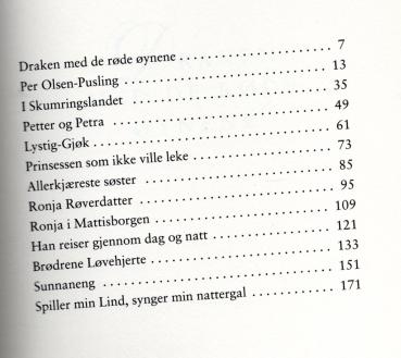 Preview: Astrid Lindgren Buch NORWEGISCH - Eventyr - Ronja Lovehjerte Sunnaneng Pusling