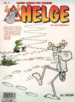 Hälge Helge Comic Elch Lars Mortimer NORWEGIAN Album Nr.2  Se Opp For Ryggende Elg