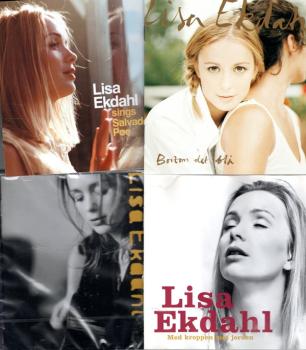 4 CD Lisa Ekdahl Schweden - Sings Salvadore Poe - Med Kroppen mot jorden  - Bortom det blå