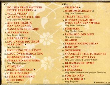 Preview: 2 CD Asa åsa Jinder Bästa 25 ar som Riksspelman Folkmusik Swedish Best of