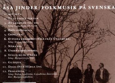 Preview: CD Asa åsa Jinder - Folkmusik på pa Svenska - Swedish - 2001