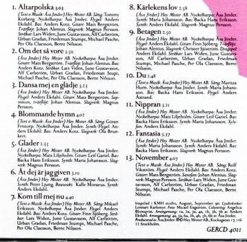 Preview: CD Asa åsa Jinder Dansa Mej En Glädje Folkmusik Swedish 1990 Folk Sweden