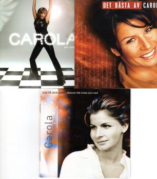 3 CD CAROLA Schweden My Show - Det Bästa - Sov Pa min Arm