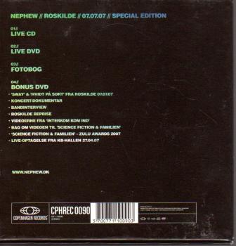Preview: LIVE CD + 2 LIVE DVD + FOTOBUCH Nephew, Roskilde 07.07.07 , SPECIAL EDITION