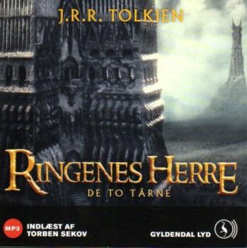 J.R.R Tolkien - Ringenes Herre - De to Tårne - 2 CDs MP3 CD Hörbuch - Der Herr der Ringe auf dänisch - gebraucht