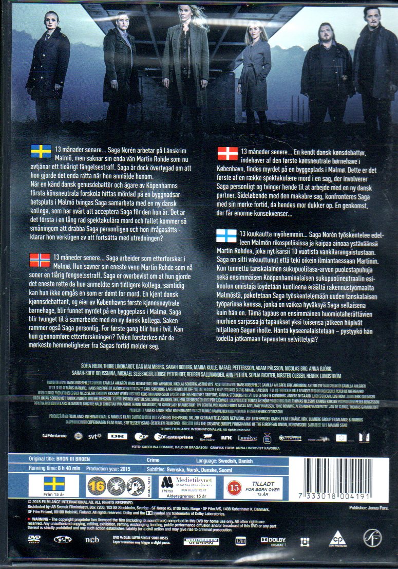 DVD TV-Serie Schweden SCHWEDISCH DÄNISCH: BRON III Die ...