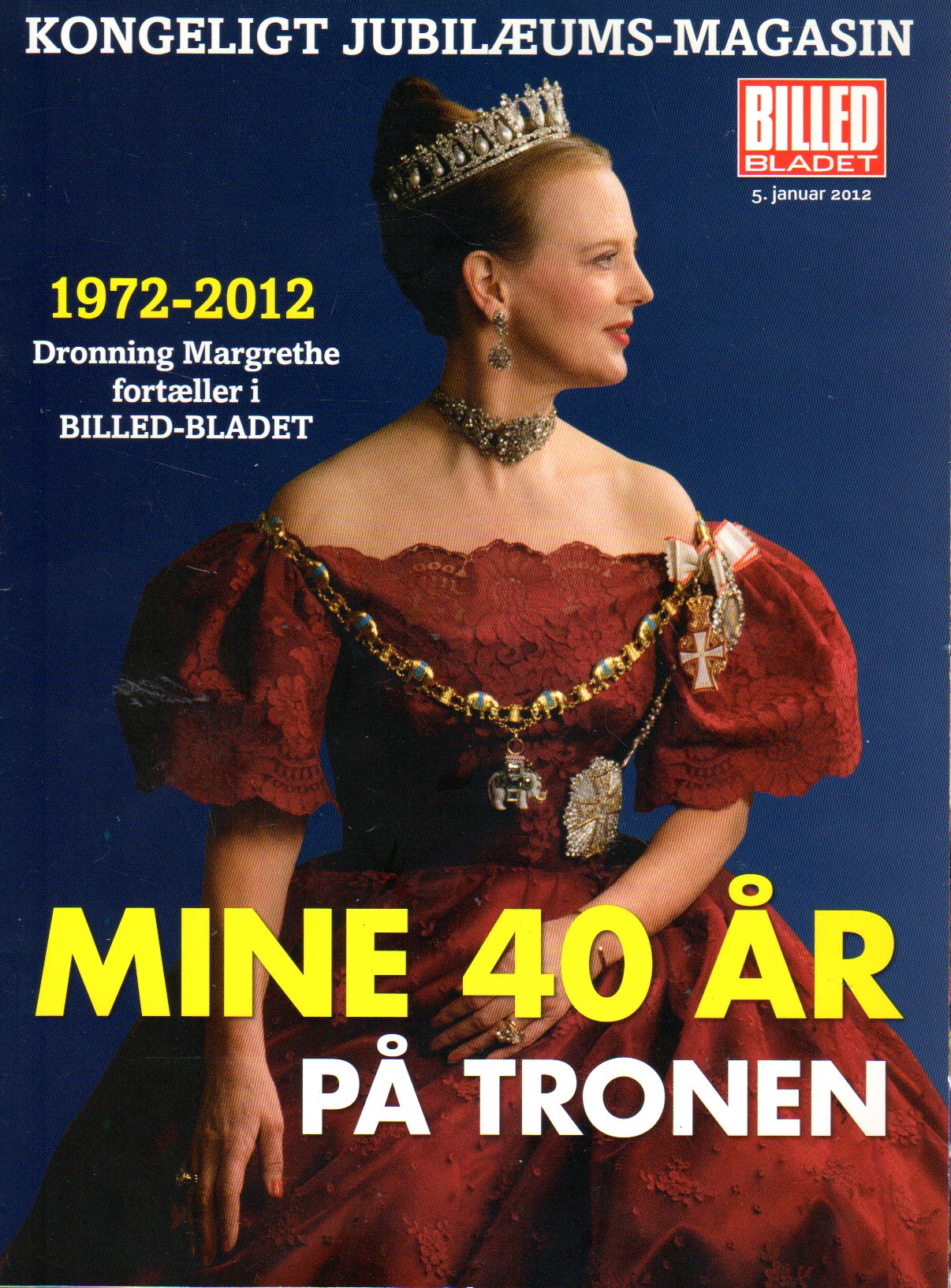 Lilla køkken Samme 2012 - Royal Denmark - Mine 40 år ar på pa Tronen - Anniversary Jubilee  Queen Margrethe 40 years