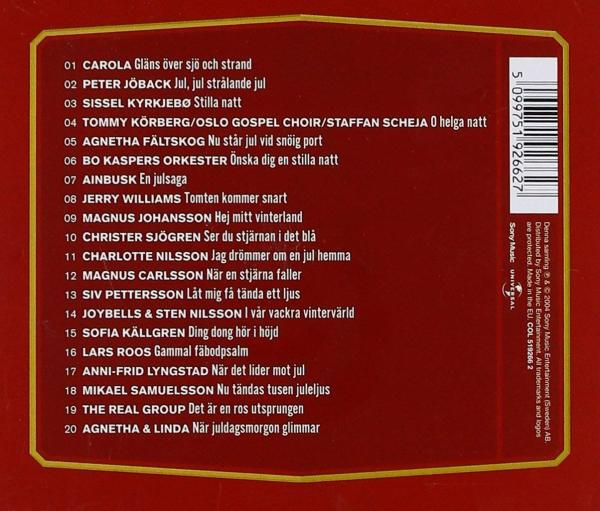 Ljuva Svenska Jul - 20 Populära Julsånger - CD Christmas Jul