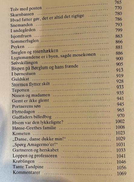 Children´s book - 108 Fairytales - DANISH - H.C.Andersen - Eventyr & Historier