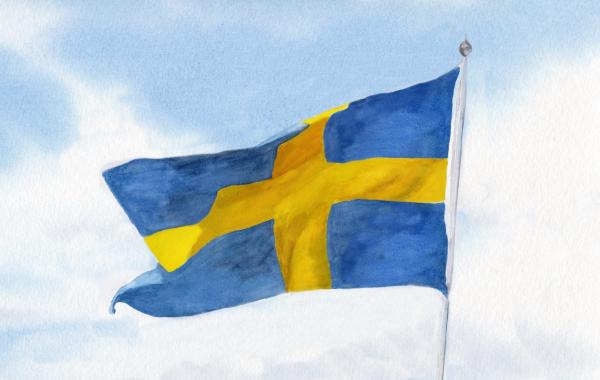 Brettchen Frühstücksbrettchen - Schweden - Elch