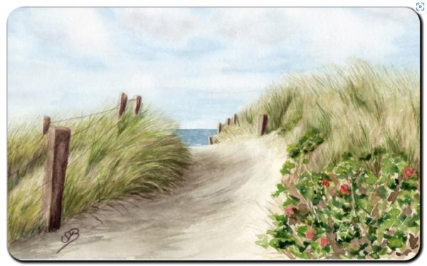 Brettchen Frühstücksbrettchen - Strandweg