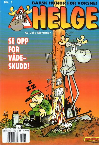 Hälge Helge Comic Elch Lars Mortimer NORWEGIAN Album Se Opp For Vådeskudd