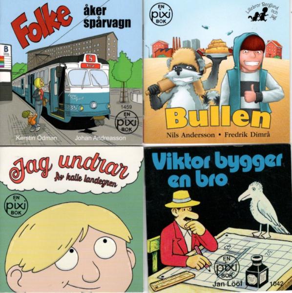 4 PIXI Buch Bücher SCHWEDISCH SWEDISH SVENSK