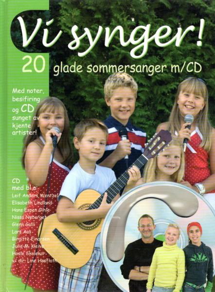Book Sheet Music Songbook Children's Book NORWEGIAN Vi Synger WITH CD NEW
