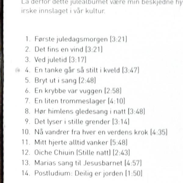 CD Hanne Krogh (Bobbysocks) - Ved Juletid - Norwegen norwegisch - Weihnachten Jul Christmas