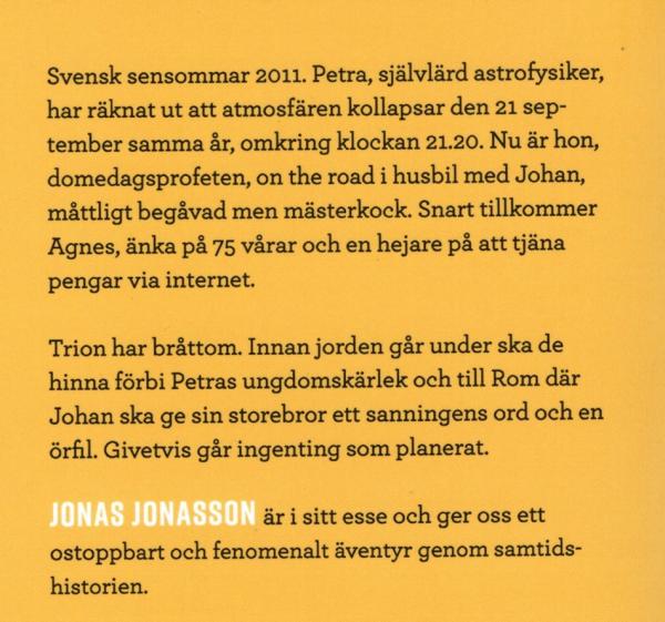 Buch Jonas Jonasson SCHWEDISCH Profeten och Idioten Taschenbuch NEU